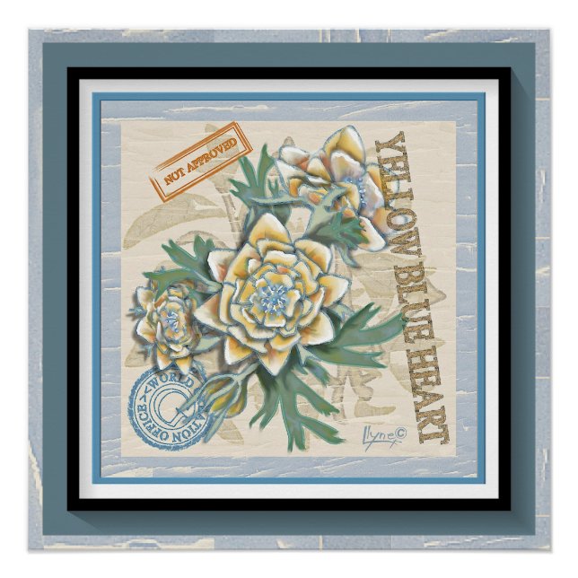 Pôster G Criação de floração amarela (Frente)