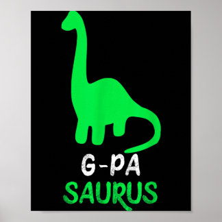Poster G-Pa-Saurus Dinossauro Divertido Gpasaurus Gpa