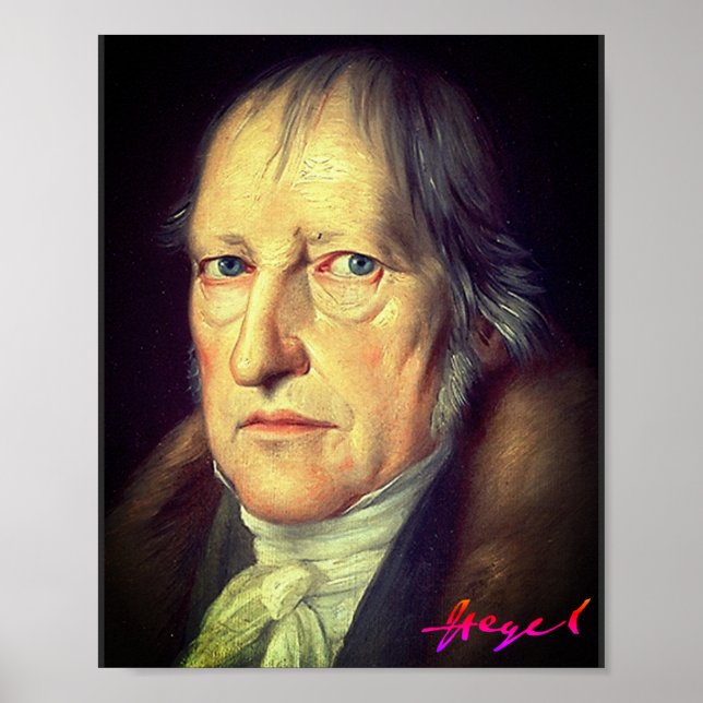 Poster G. W. F. Hegel (retrato de 1831) (Frente)