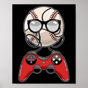 Poster Ga do jogador desportivo de jogos da controladora