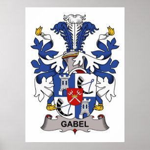 Pôster Gabel Family Crest