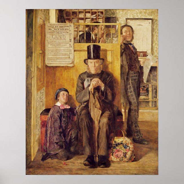 Poster Gabinete do Solicitador, 1857 (Frente)