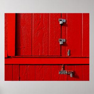 Poster Gabinete Vermelho Britânico