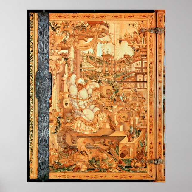 Pôster Gabinete Wrangelschrank, 1566 (Frente)
