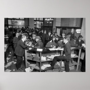 Pôster Gabinetes IRS, 15 de abril de 1920