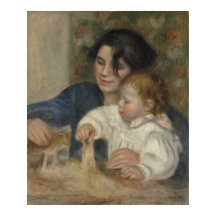 Gabrielle e Jean por Pierre-Auguste Renoir