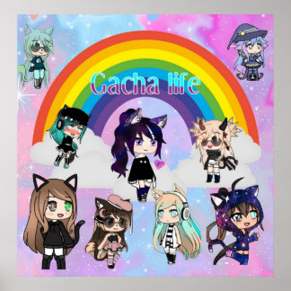 Poster gacha life anime pack
