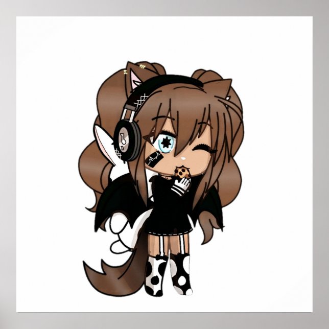 Poster Gacha Life Design Gacha Life SeriesGLMM (Frente)