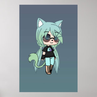 Poster Gacha Life Series Chloe the Tomboy