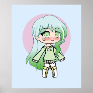 Poster Gacha Series Girl Riley
