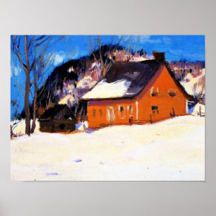 Poster Gagnon - A Casa Vermelha, belas artes,