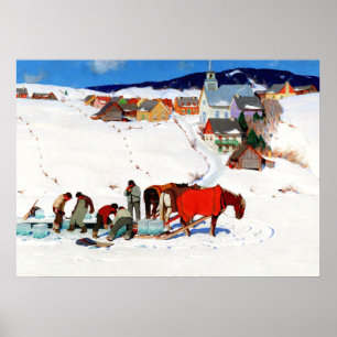 Poster Gagnon - A Colheita De Gelo