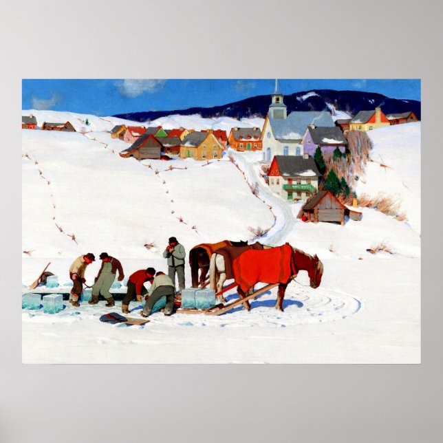 Poster Gagnon - A Colheita De Gelo (Frente)