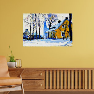 Poster Gagnon - Canadian Village, Day Da Cinza,