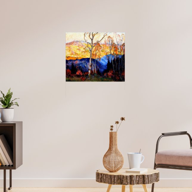 Poster Gagnon - Ouro Autumn, Laurentians (Sala de Estar 3)