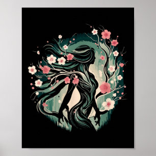 Poster Gaia Deusa Grega Mãe Natureza Ambiental Pro