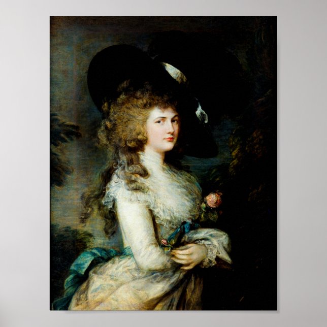 Poster Gainsborough: Retrato da Georgiana (Frente)
