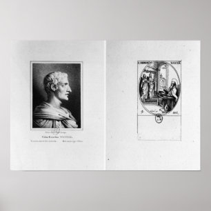 Pôster Gaius Cornelius Tácito gravado por Julien