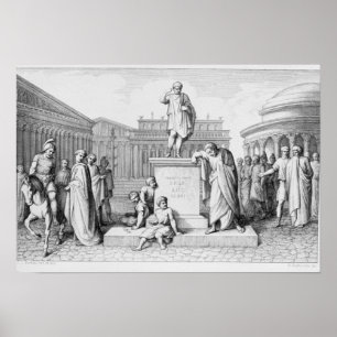 Pôster Gaius Gracchus Weeping Before his Father's