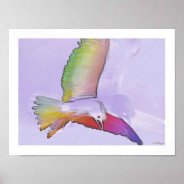 Pôster gaivota (Frente)