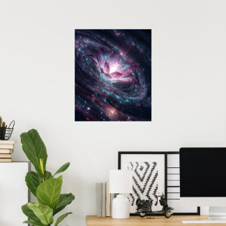 Poster Galactic Bloom