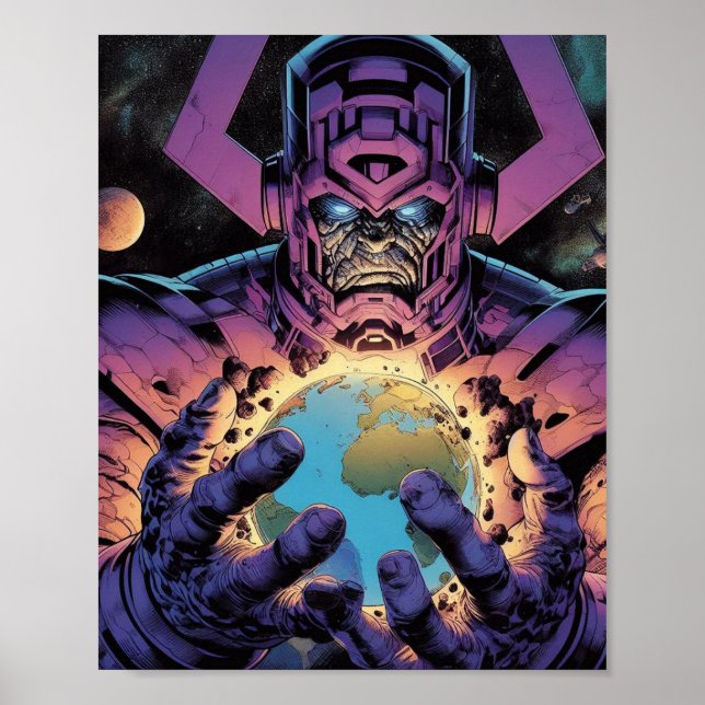 Poster Galactus Devours (Frente)