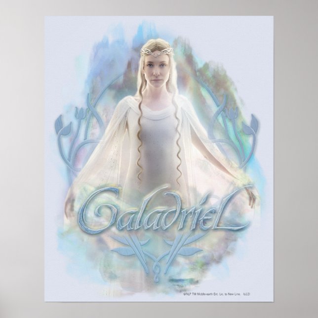Poster Galadriel com nome (Frente)