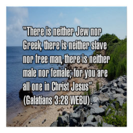 Pôster Gálatas 3:28 WEBU