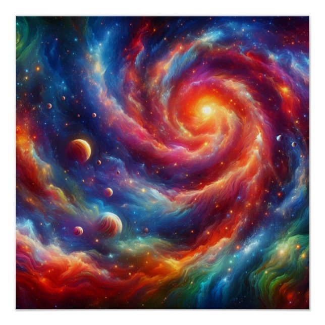 Pôster Galáxia (Frente)