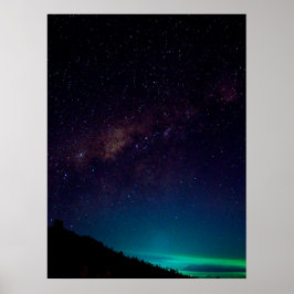 Poster Galáxia da Via Láctea Céu Noturno Celeste