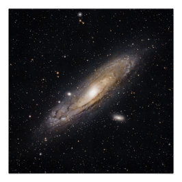 Pôster Galáxia de Andrômeda | Fotografia Espacial