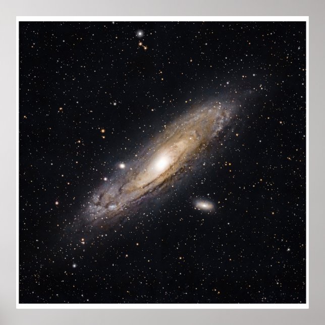 Poster Galáxia de Andrômeda | Fotografia Espacial (Frente)