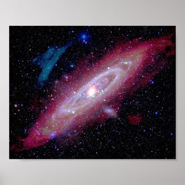 Poster Galáxia de Andrômeda Messier 31 Imagem Composta (Frente)