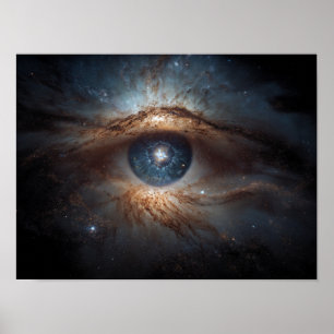 Poster Galáxia do Olho Cósmico: Símbolo Universal do olho