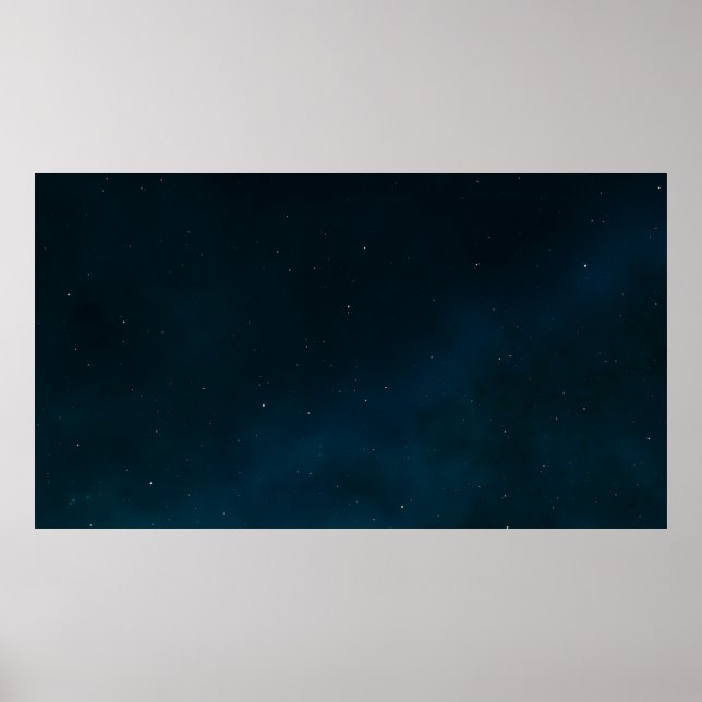 Poster Galáxia do universo espacial de fundo (Frente)