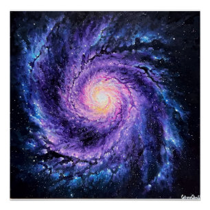 Pôster Galáxia espiral
