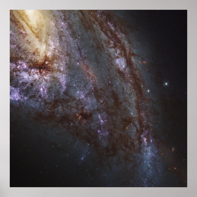 Poster Galáxia Espiral Ngc 3627. (Frente)