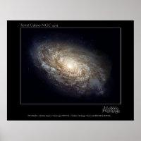 Galáxia Espiral NGC 4414 Foto do Telescópio Hubble