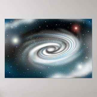 Poster Galáxia infinitamente em expansão.