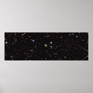 Poster Galáxias de Comprimento Múltiplo Panorama | Hubble