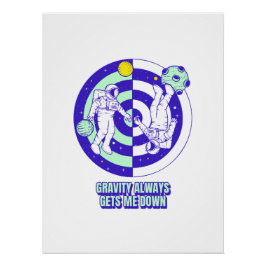 Pôster Galaxy Artwork Astronaut Poster | Space