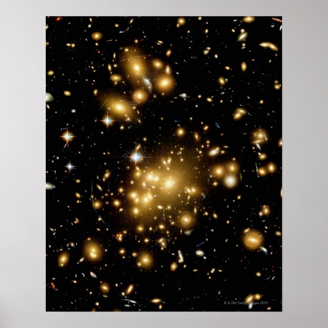Pôster Galaxy Cluster Abell 1689 (Frente)
