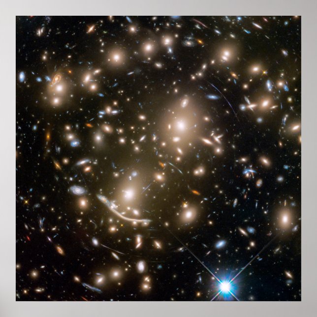 Poster Galaxy Cluster Abell 370 (Frente)