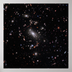 Poster Galaxy Cluster MACS J1423 (Imagem NIRCam)