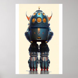 Poster Galaxy King Robot B- 21 Wombott