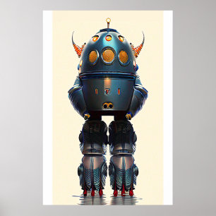 Poster Galaxy King Robot B- 21 Wombott