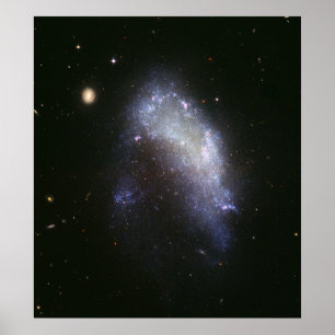 Poster Galaxy NGC 1427A mergulha na Galáxia Fornax
