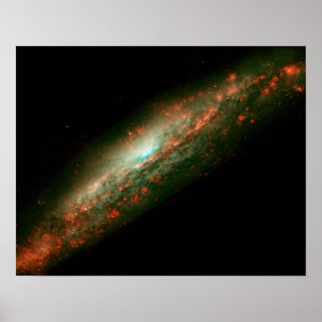 Pôster Galaxy NGC 3079 (Frente)