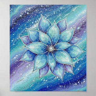 Poster GalaxyMistFlower