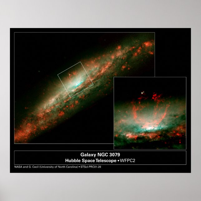 Poster GalaxyNGC3079-2001-28a (Frente)
